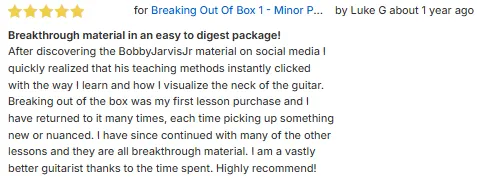 Five-star review for Breaking Out Of Box 1