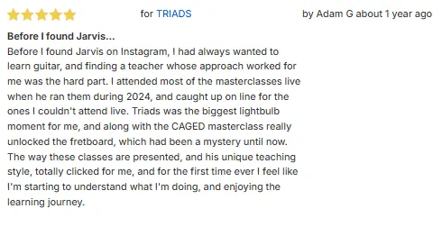 Five-star review for Triads